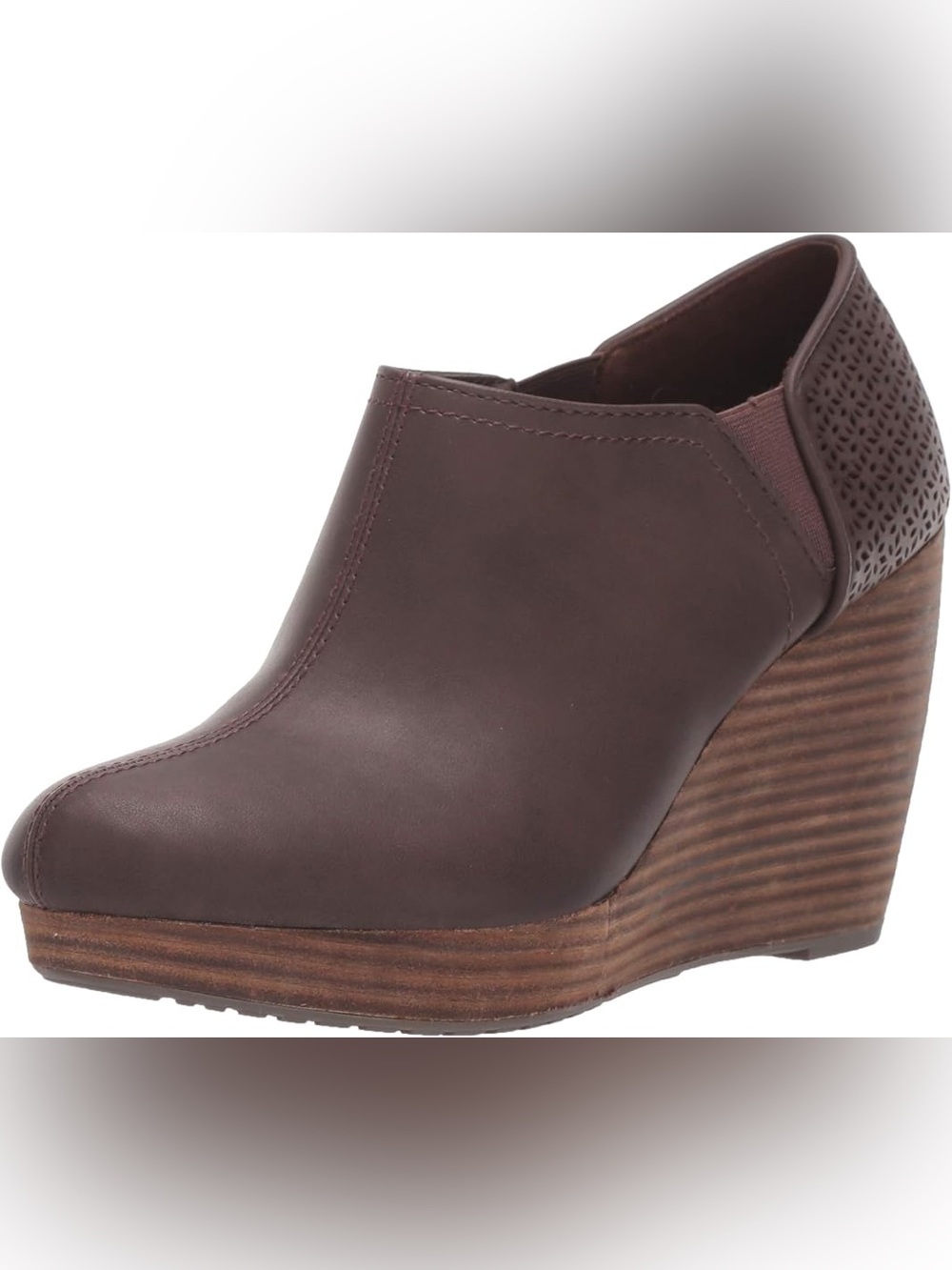 Dr. Scholl's Harlow wedge booties in dark brown Size 8M